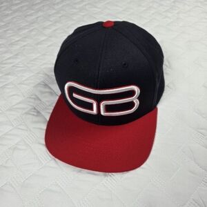 Vintage Greenville Braves American Needle MLB MiLB Snapback Hat Navy/Red